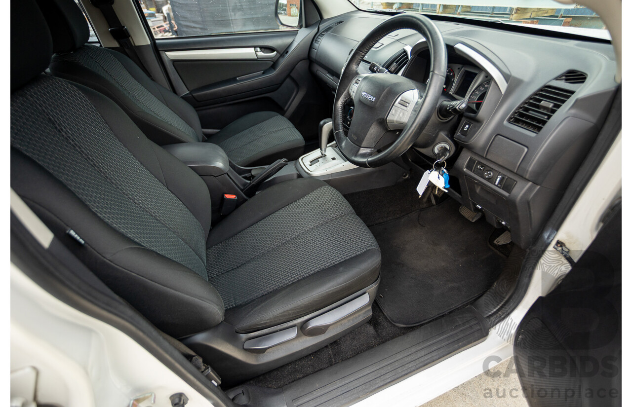 1/2014 Isuzu MU-X LS-M UC 4d Wagon White Turbo Diesel 3.0L - 7 seats