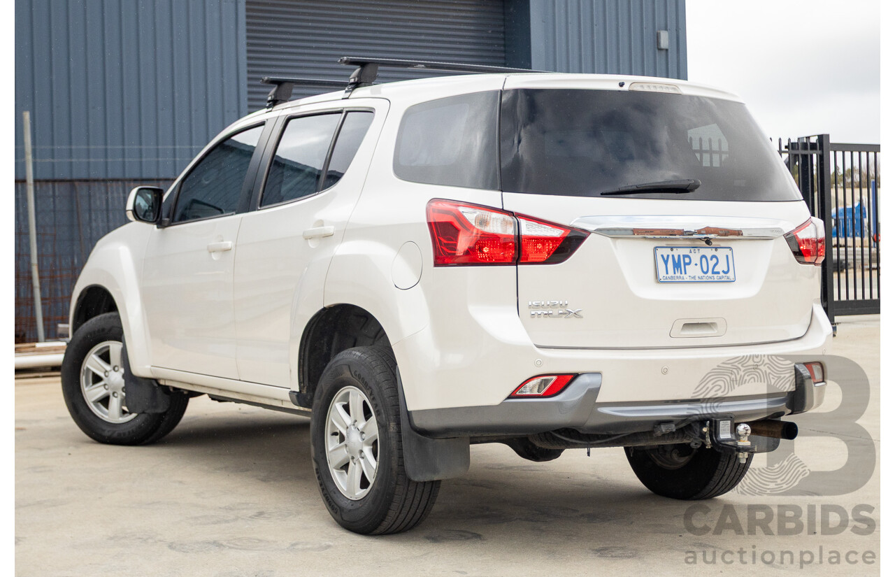 1/2014 Isuzu MU-X LS-M UC 4d Wagon White Turbo Diesel 3.0L - 7 seats