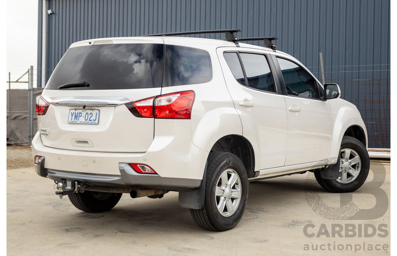 1/2014 Isuzu MU-X LS-M UC 4d Wagon White Turbo Diesel 3.0L - 7 seats