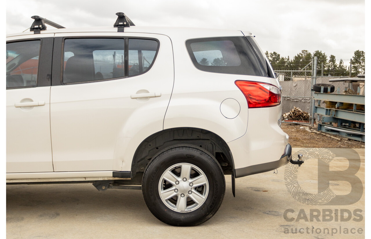 1/2014 Isuzu MU-X LS-M UC 4d Wagon White Turbo Diesel 3.0L - 7 seats