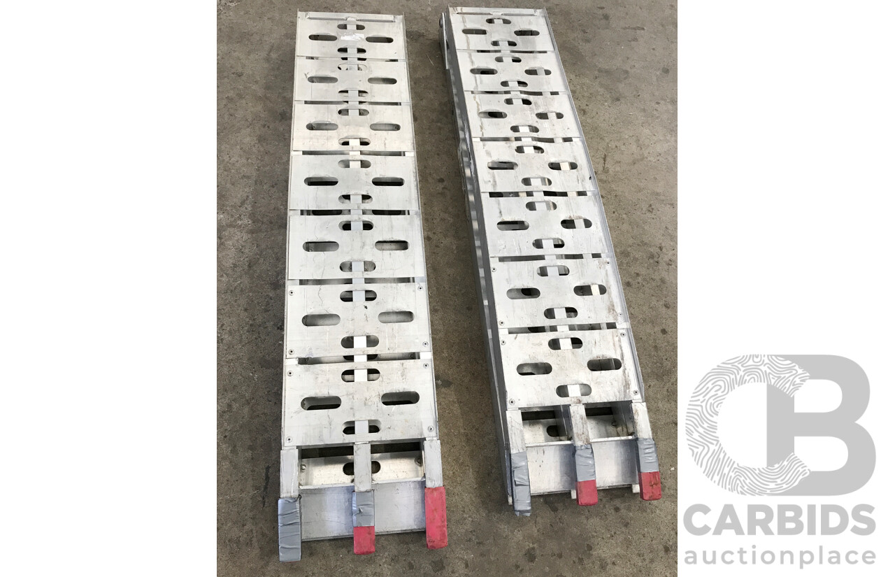 Pair of Aluminium Folding Ramps