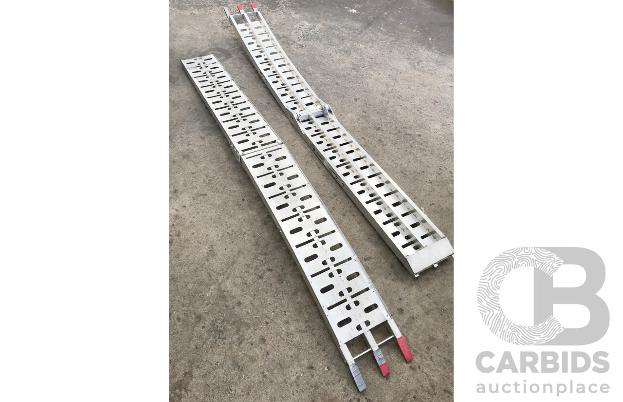 Pair of Aluminium Folding Ramps