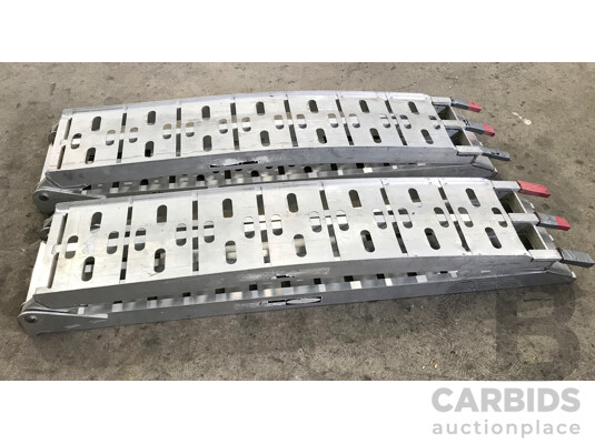 Pair of Aluminium Folding Ramps