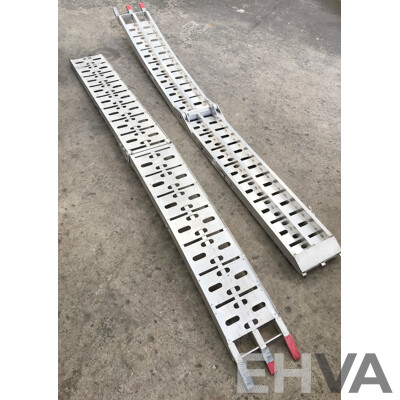 Pair of Aluminium Folding Ramps