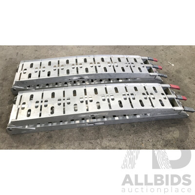 Pair of Aluminium Folding Ramps