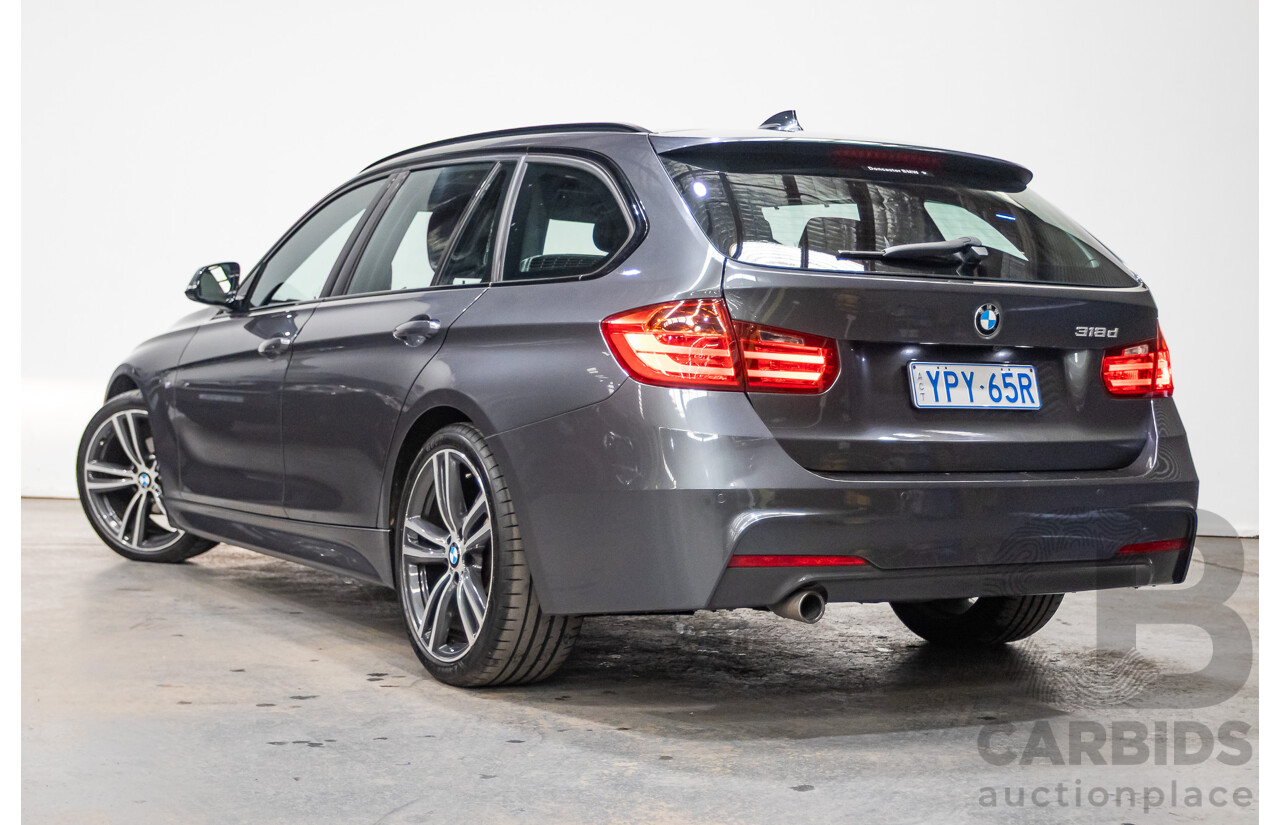 04/2015 BMW 318d M-Sport Touring F31 MY15 4D Wagon Mineral Grey Metallic Turbo 2.0L Diesel