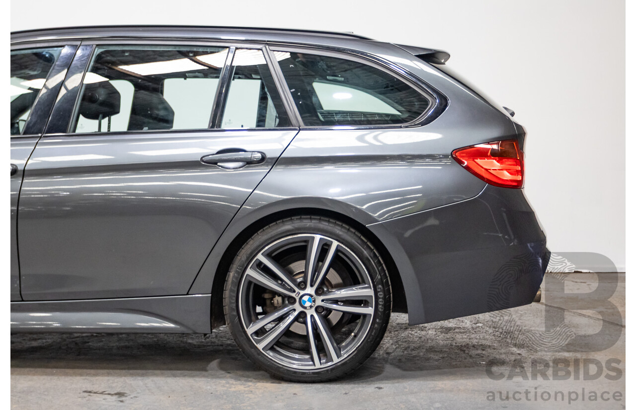 04/2015 BMW 318d M-Sport Touring F31 MY15 4D Wagon Mineral Grey Metallic Turbo 2.0L Diesel