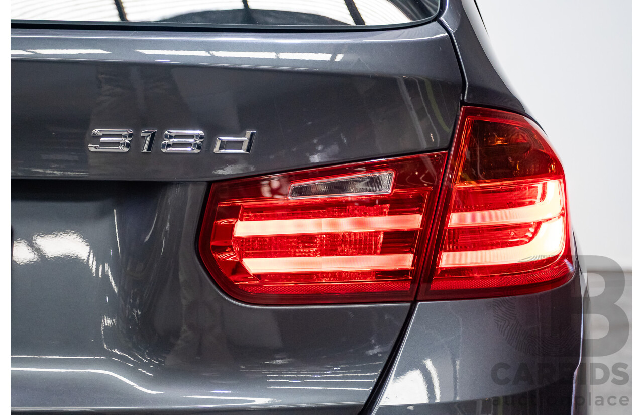 04/2015 BMW 318d M-Sport Touring F31 MY15 4D Wagon Mineral Grey Metallic Turbo 2.0L Diesel