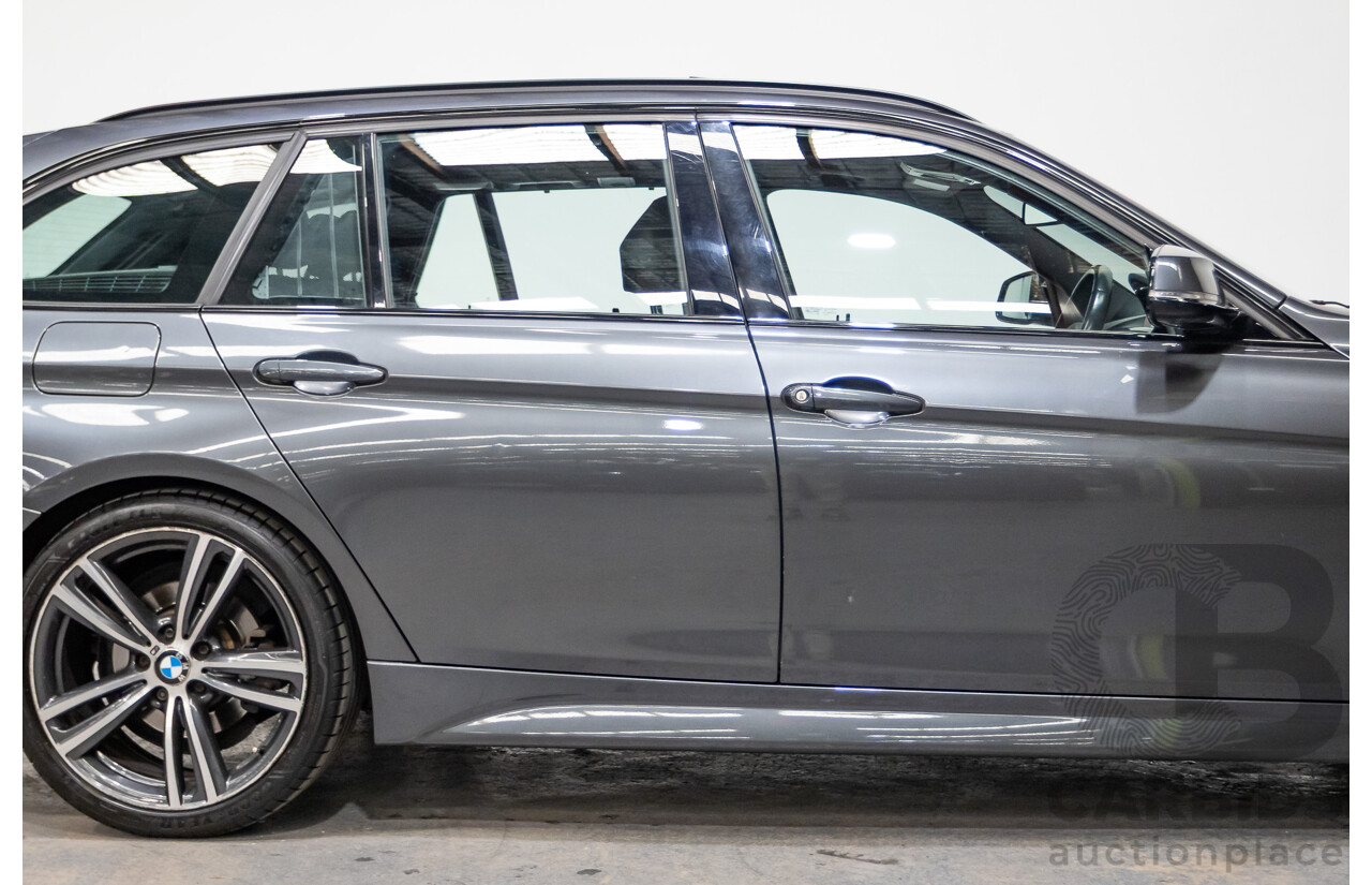 04/2015 BMW 318d M-Sport Touring F31 MY15 4D Wagon Mineral Grey Metallic Turbo 2.0L Diesel