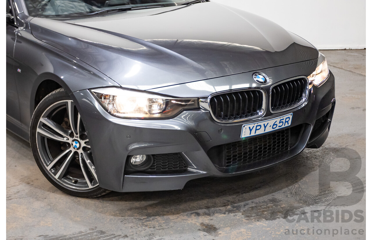 04/2015 BMW 318d M-Sport Touring F31 MY15 4D Wagon Mineral Grey Metallic Turbo 2.0L Diesel