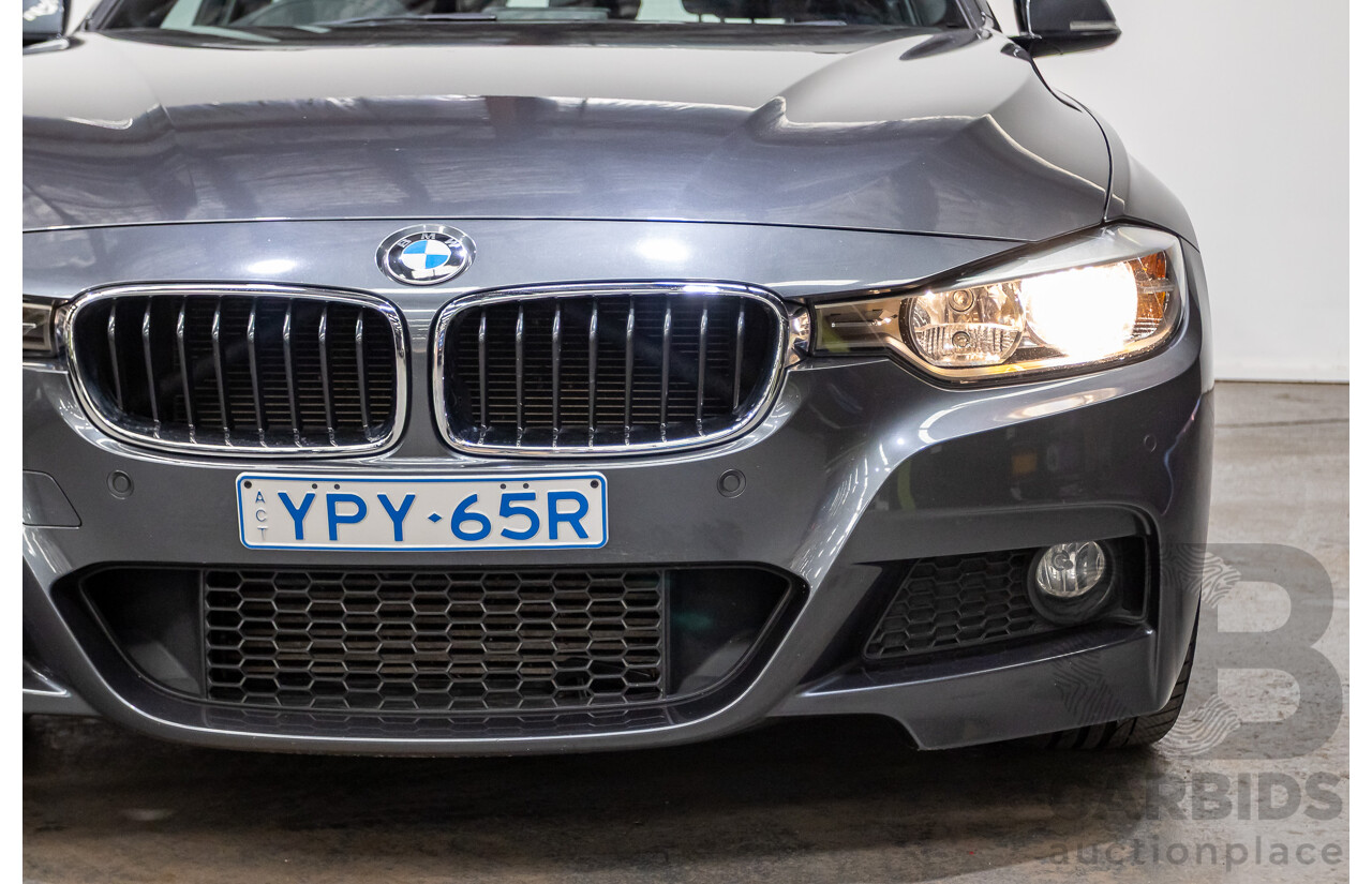 04/2015 BMW 318d M-Sport Touring F31 MY15 4D Wagon Mineral Grey Metallic Turbo 2.0L Diesel