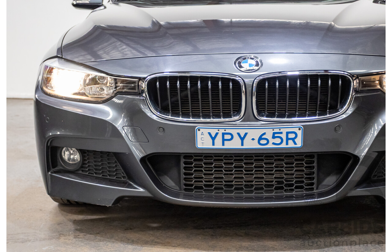 04/2015 BMW 318d M-Sport Touring F31 MY15 4D Wagon Mineral Grey Metallic Turbo 2.0L Diesel