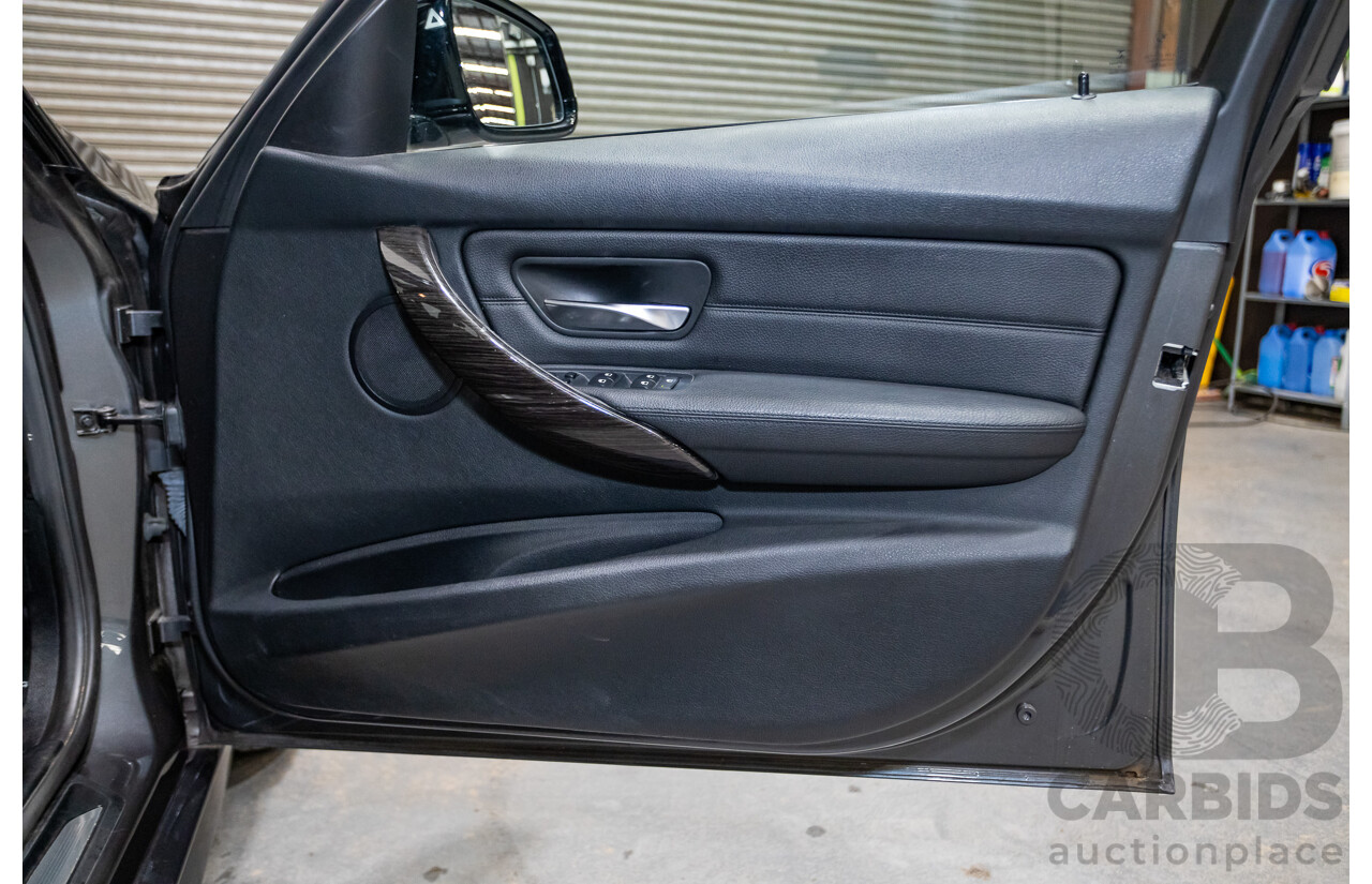 04/2015 BMW 318d M-Sport Touring F31 MY15 4D Wagon Mineral Grey Metallic Turbo 2.0L Diesel