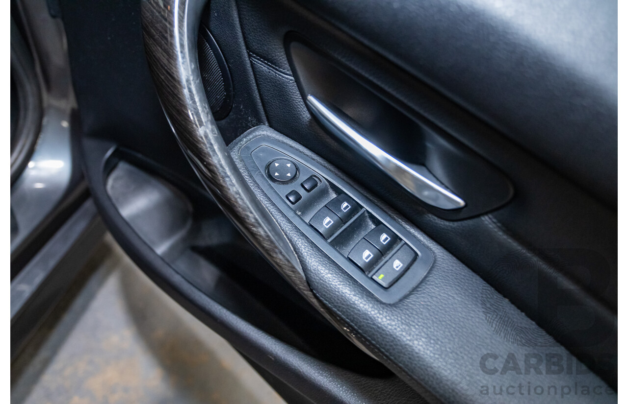 04/2015 BMW 318d M-Sport Touring F31 MY15 4D Wagon Mineral Grey Metallic Turbo 2.0L Diesel