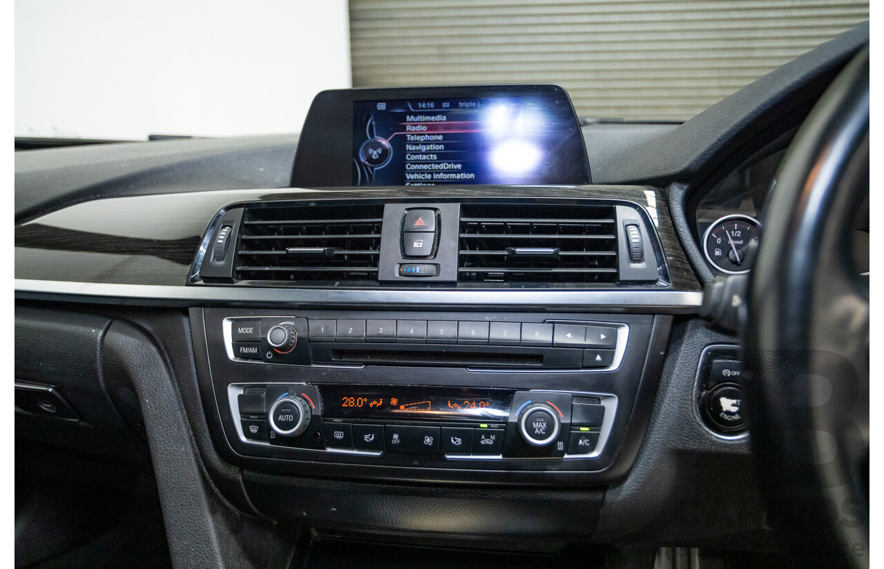 04/2015 BMW 318d M-Sport Touring F31 MY15 4D Wagon Mineral Grey Metallic Turbo 2.0L Diesel