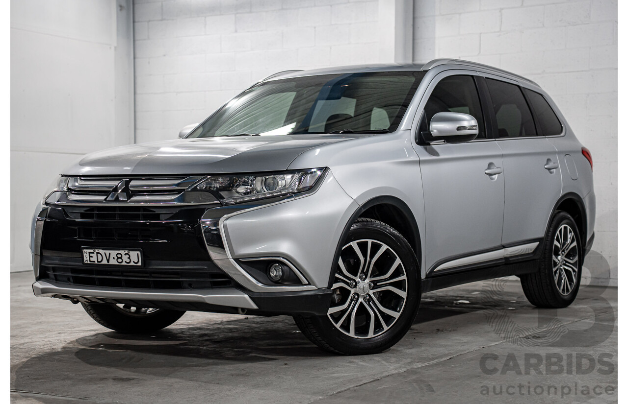 03/2016 Mitsubishi Outlander LS (AWD) ZK MY16 4d Wagon Cool Silver Metallic 2.4L