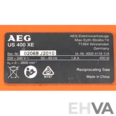 AEG US 400 XE Electric Mini Reciprocating Saw