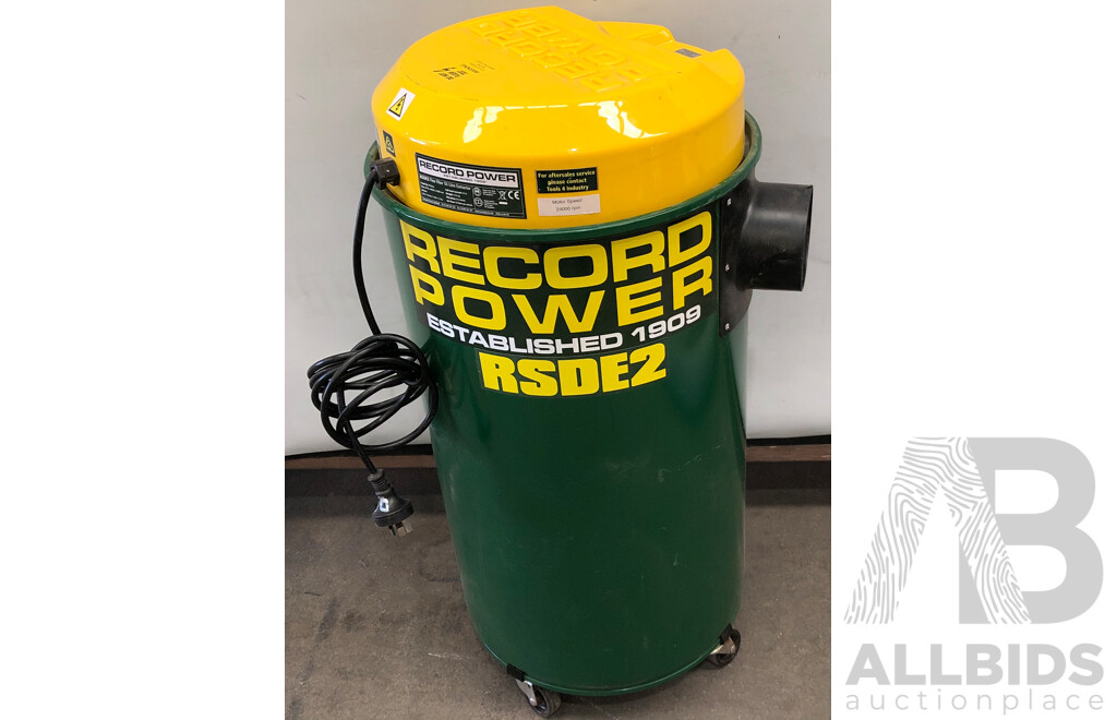 Record Power RSDE2 Fine Filter Dust Collection System