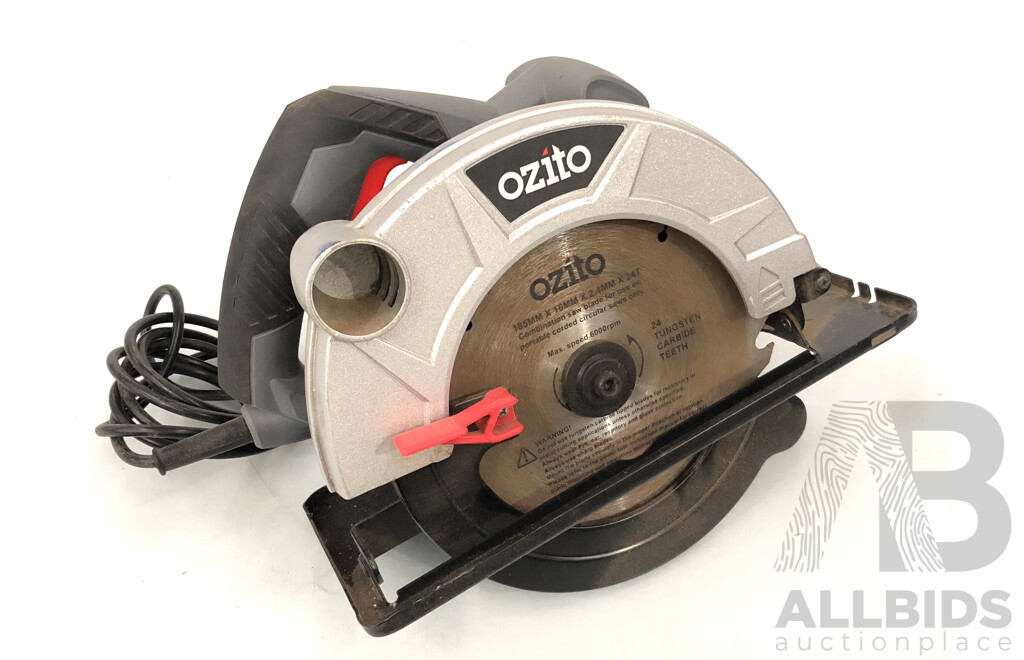 Ozito 185mm Electric Circular Saw