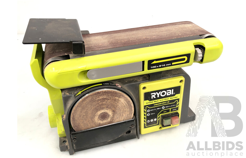 Ryobi 370 Watt Electric Belt and Disc Sander