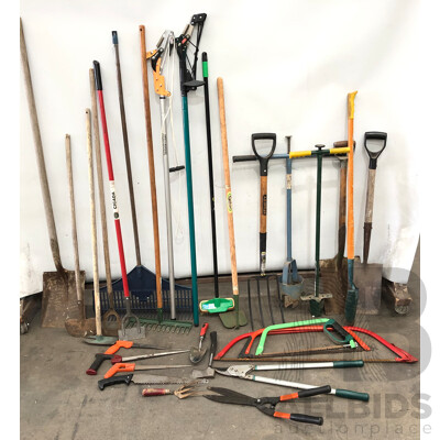 Selection of Various Gardening Tools