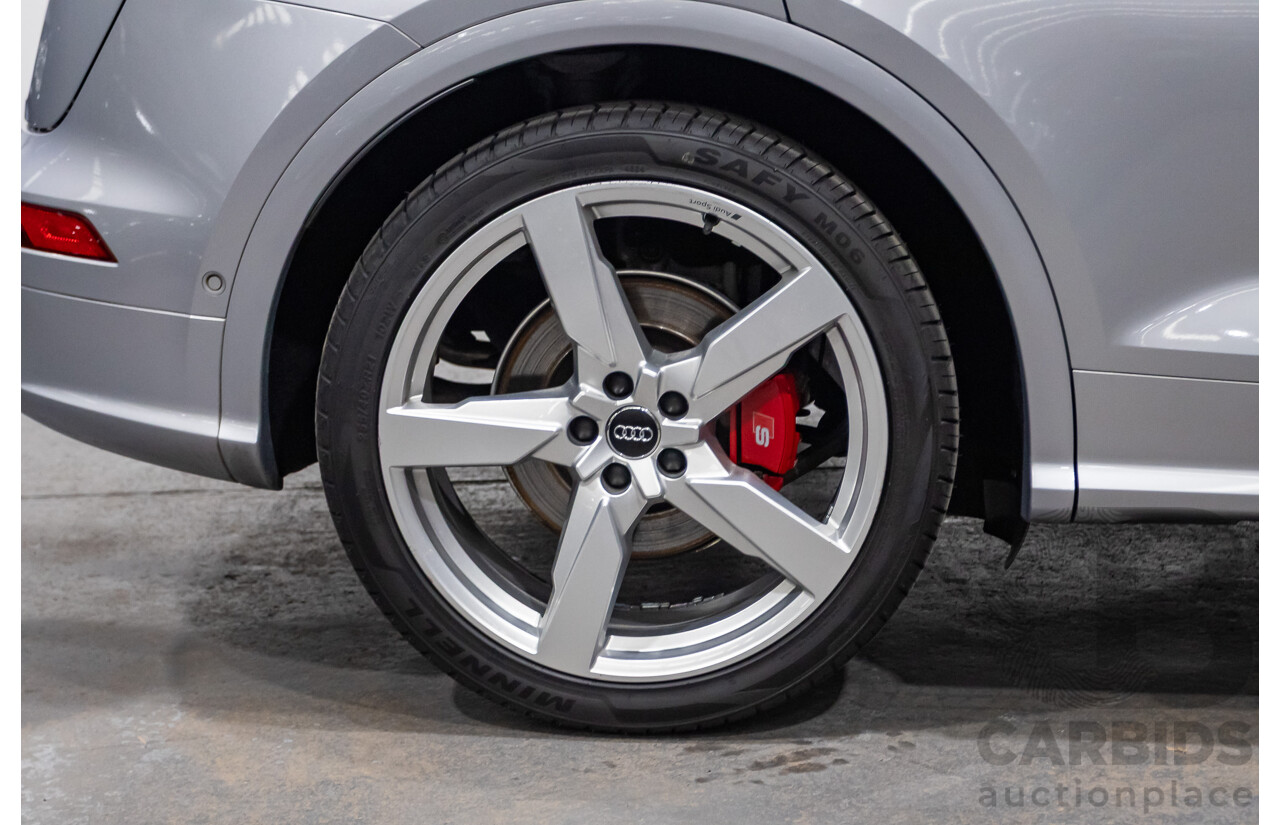 06/2018 Audi SQ5 3.0 TFSI Quattro (AWD) FY MY18 4d Wagon Florett Silver Metallic Turbo V6 3.0L