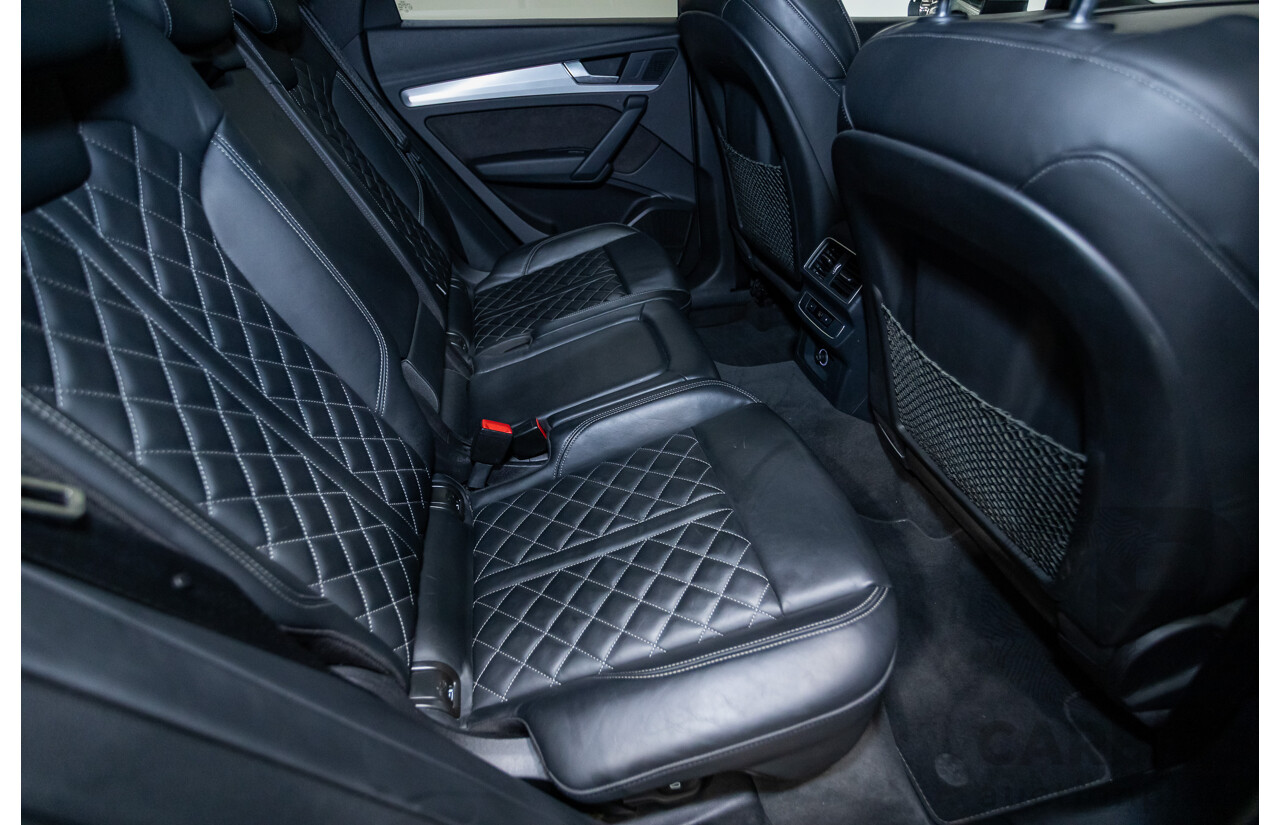 06/2018 Audi SQ5 3.0 TFSI Quattro (AWD) FY MY18 4d Wagon Florett Silver Metallic Turbo V6 3.0L
