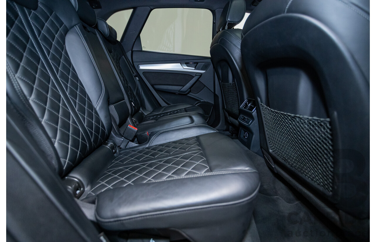 06/2018 Audi SQ5 3.0 TFSI Quattro (AWD) FY MY18 4d Wagon Florett Silver Metallic Turbo V6 3.0L