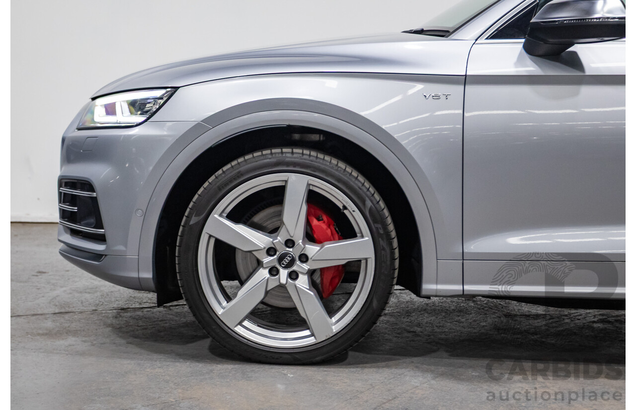 06/2018 Audi SQ5 3.0 TFSI Quattro (AWD) FY MY18 4d Wagon Florett Silver Metallic Turbo V6 3.0L