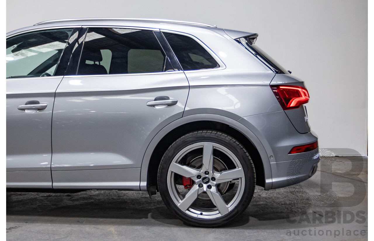 06/2018 Audi SQ5 3.0 TFSI Quattro (AWD) FY MY18 4d Wagon Florett Silver Metallic Turbo V6 3.0L
