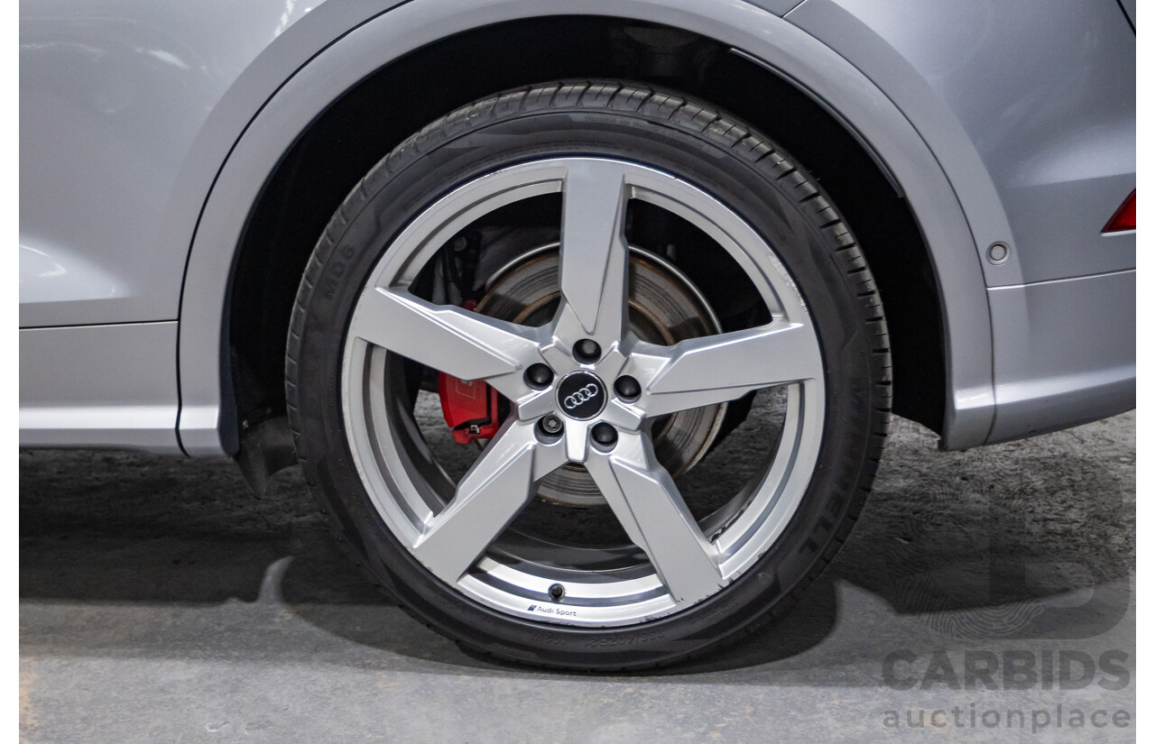 06/2018 Audi SQ5 3.0 TFSI Quattro (AWD) FY MY18 4d Wagon Florett Silver Metallic Turbo V6 3.0L