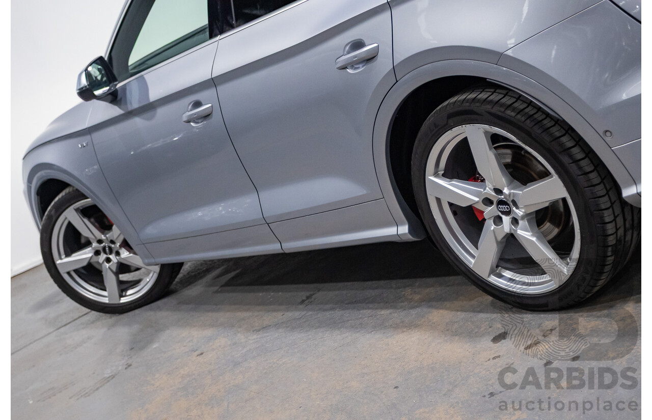 06/2018 Audi SQ5 3.0 TFSI Quattro (AWD) FY MY18 4d Wagon Florett Silver Metallic Turbo V6 3.0L