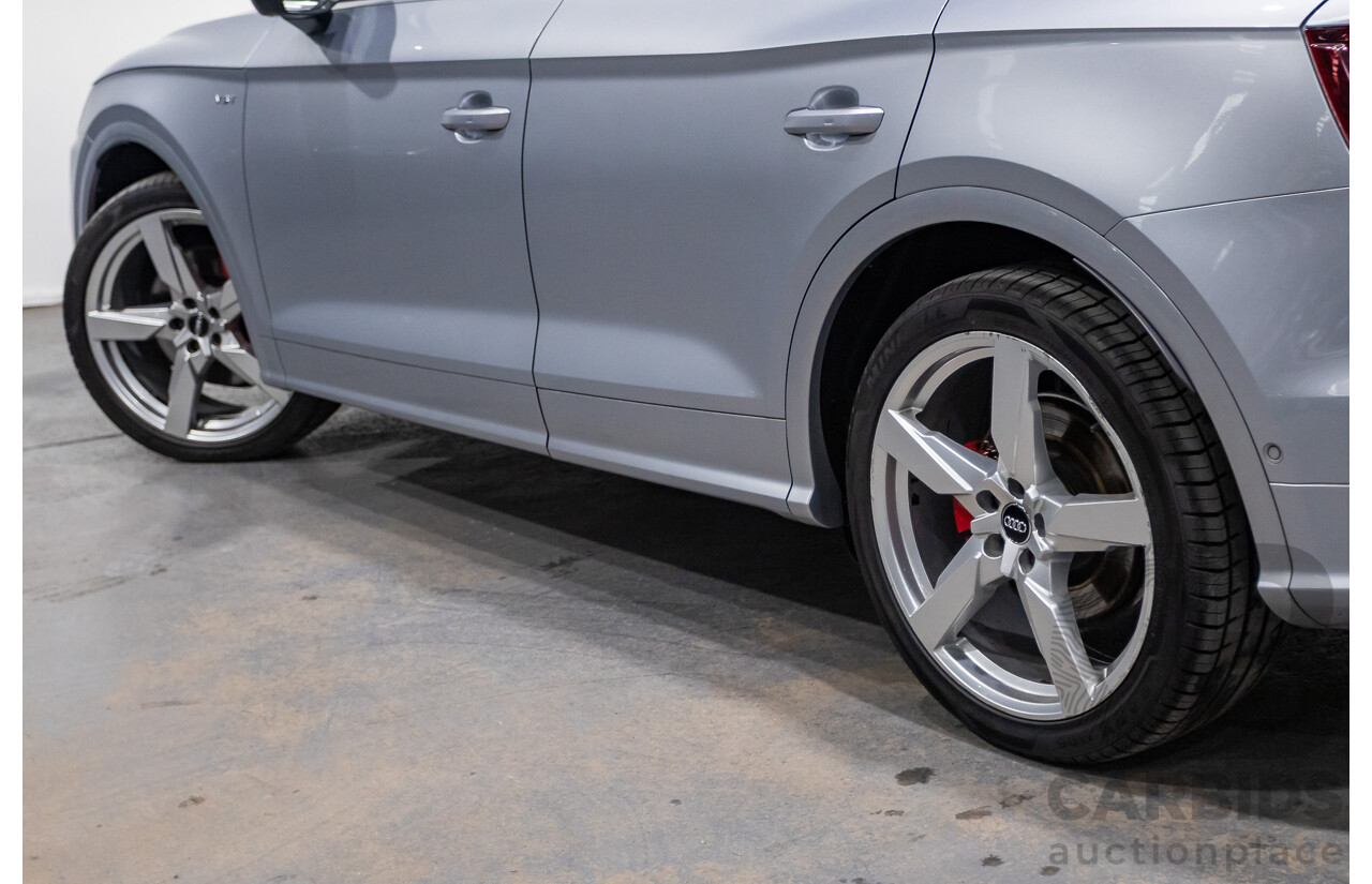 06/2018 Audi SQ5 3.0 TFSI Quattro (AWD) FY MY18 4d Wagon Florett Silver Metallic Turbo V6 3.0L