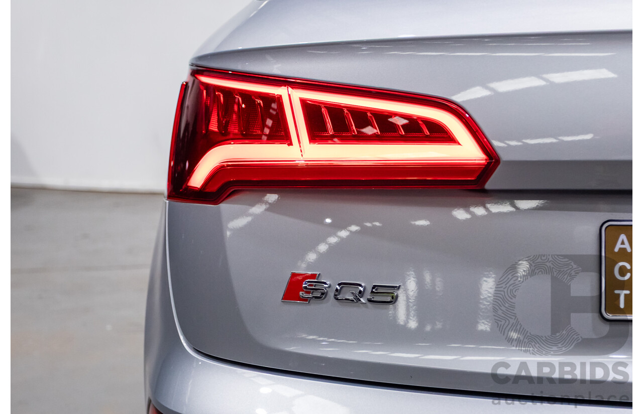 06/2018 Audi SQ5 3.0 TFSI Quattro (AWD) FY MY18 4d Wagon Florett Silver Metallic Turbo V6 3.0L