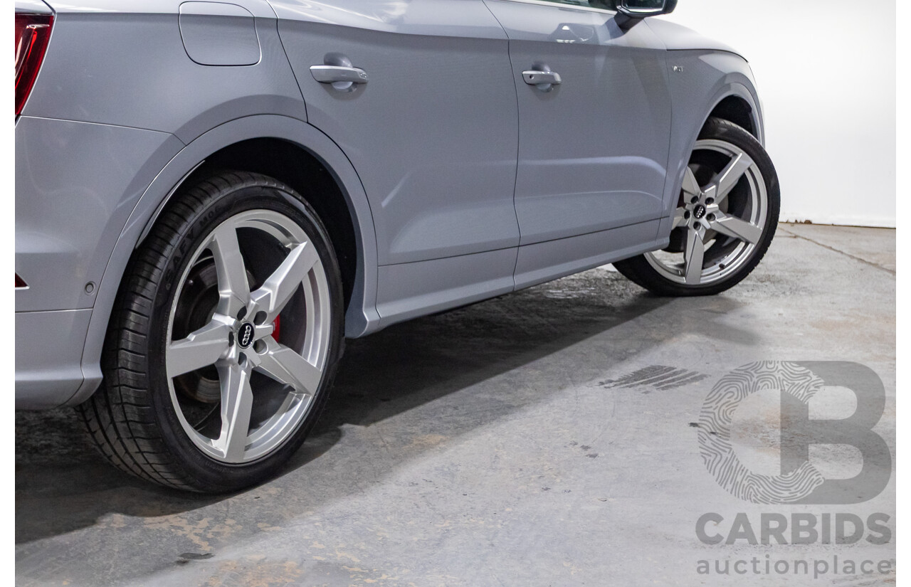 06/2018 Audi SQ5 3.0 TFSI Quattro (AWD) FY MY18 4d Wagon Florett Silver Metallic Turbo V6 3.0L