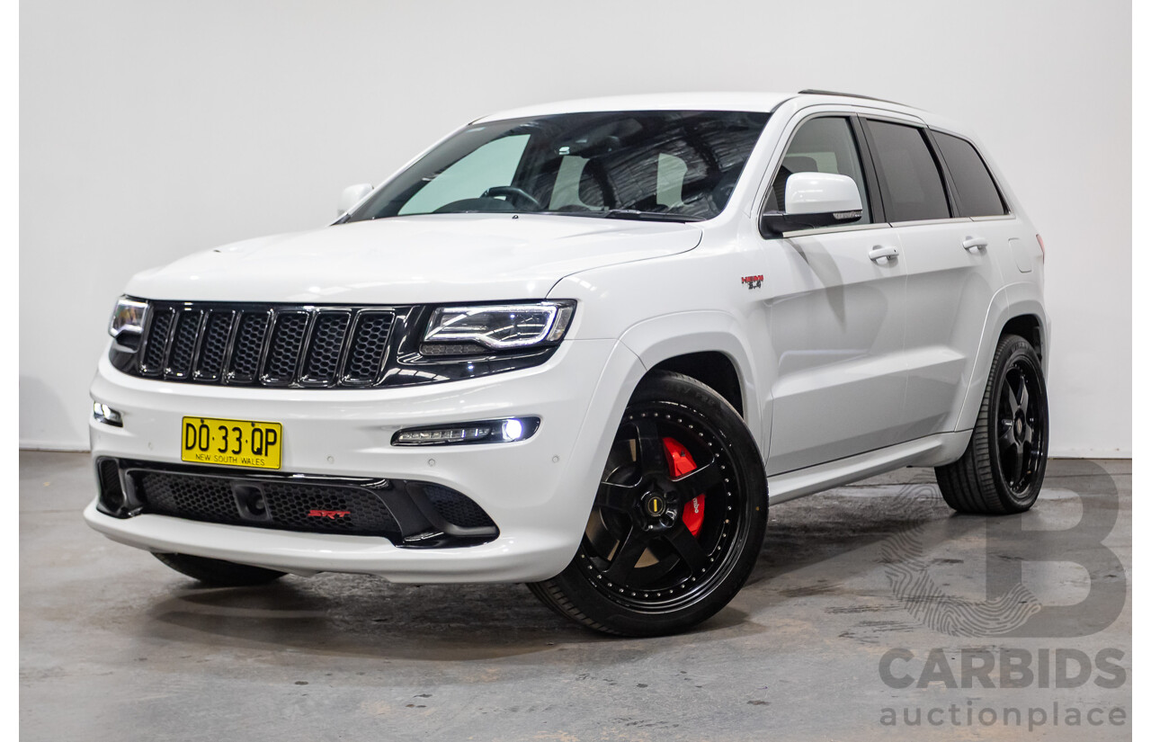 2/2016 Jeep Grand Cherokee SRT 8 (4x4) WK MY15 4d Wagon Bright White V8 6.4L