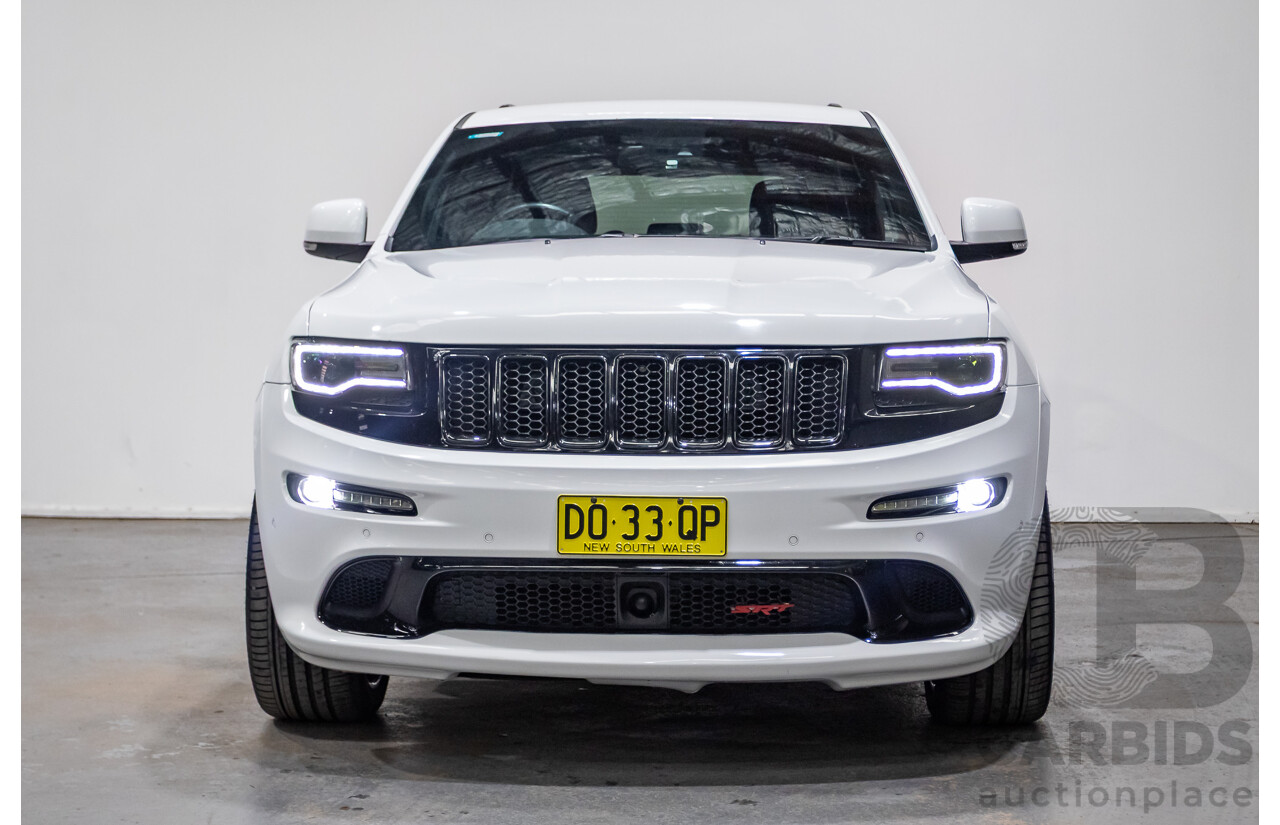 2/2016 Jeep Grand Cherokee SRT 8 (4x4) WK MY15 4d Wagon Bright White V8 6.4L