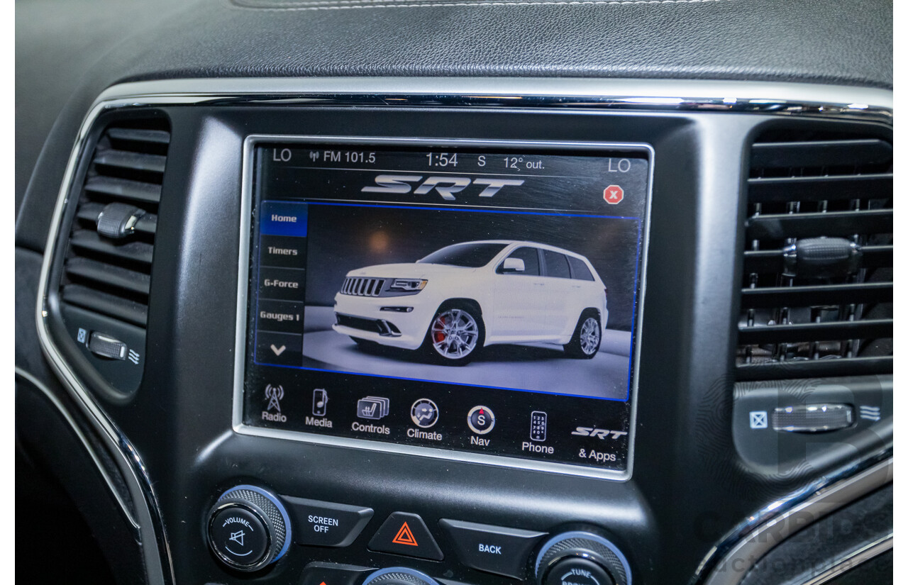 2/2016 Jeep Grand Cherokee SRT 8 (4x4) WK MY15 4d Wagon Bright White V8 6.4L