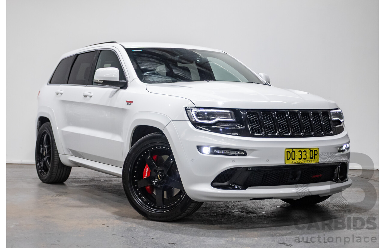 2/2016 Jeep Grand Cherokee SRT 8 (4x4) WK MY15 4d Wagon Bright White V8 6.4L