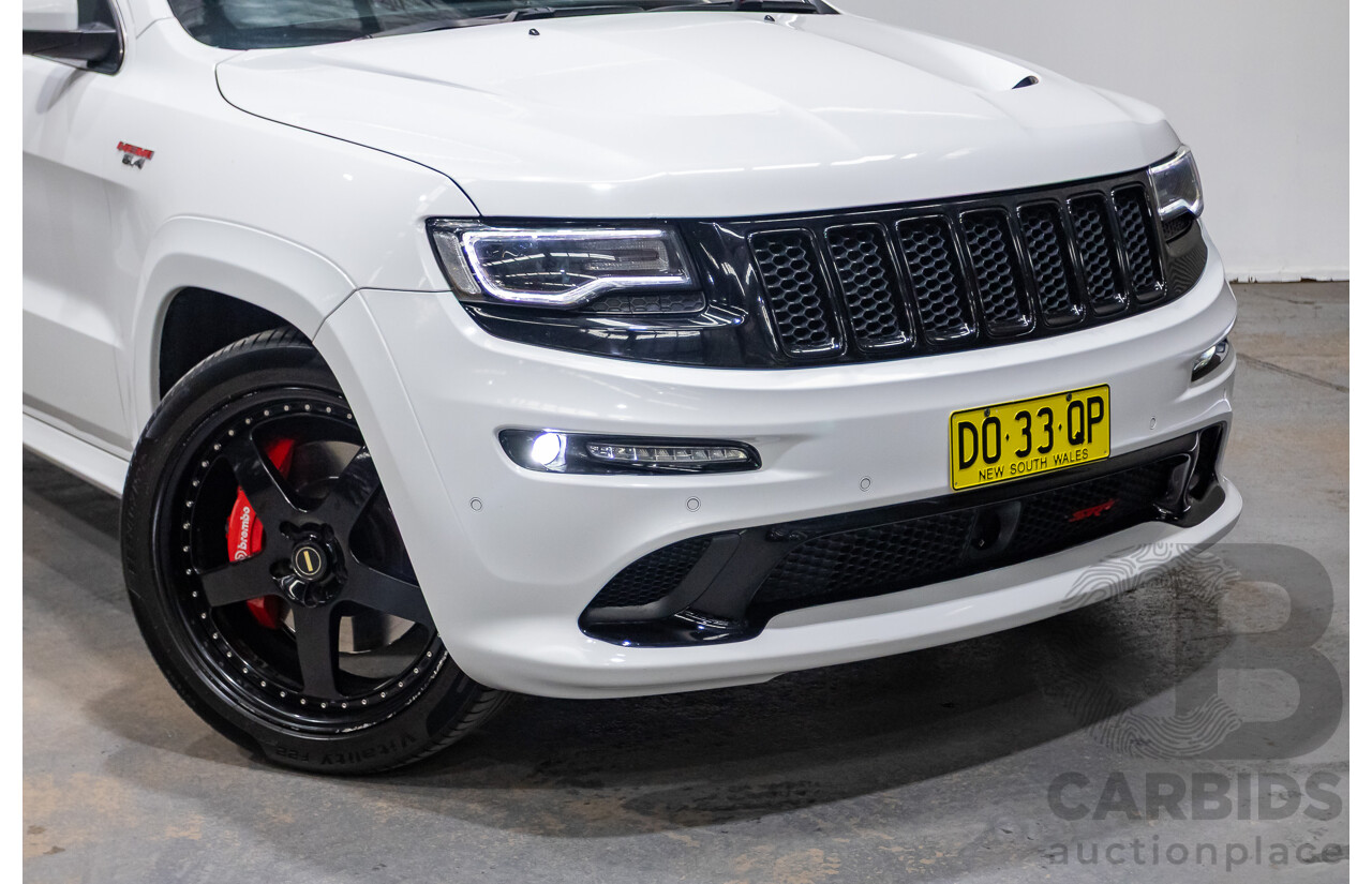 2/2016 Jeep Grand Cherokee SRT 8 (4x4) WK MY15 4d Wagon Bright White V8 6.4L