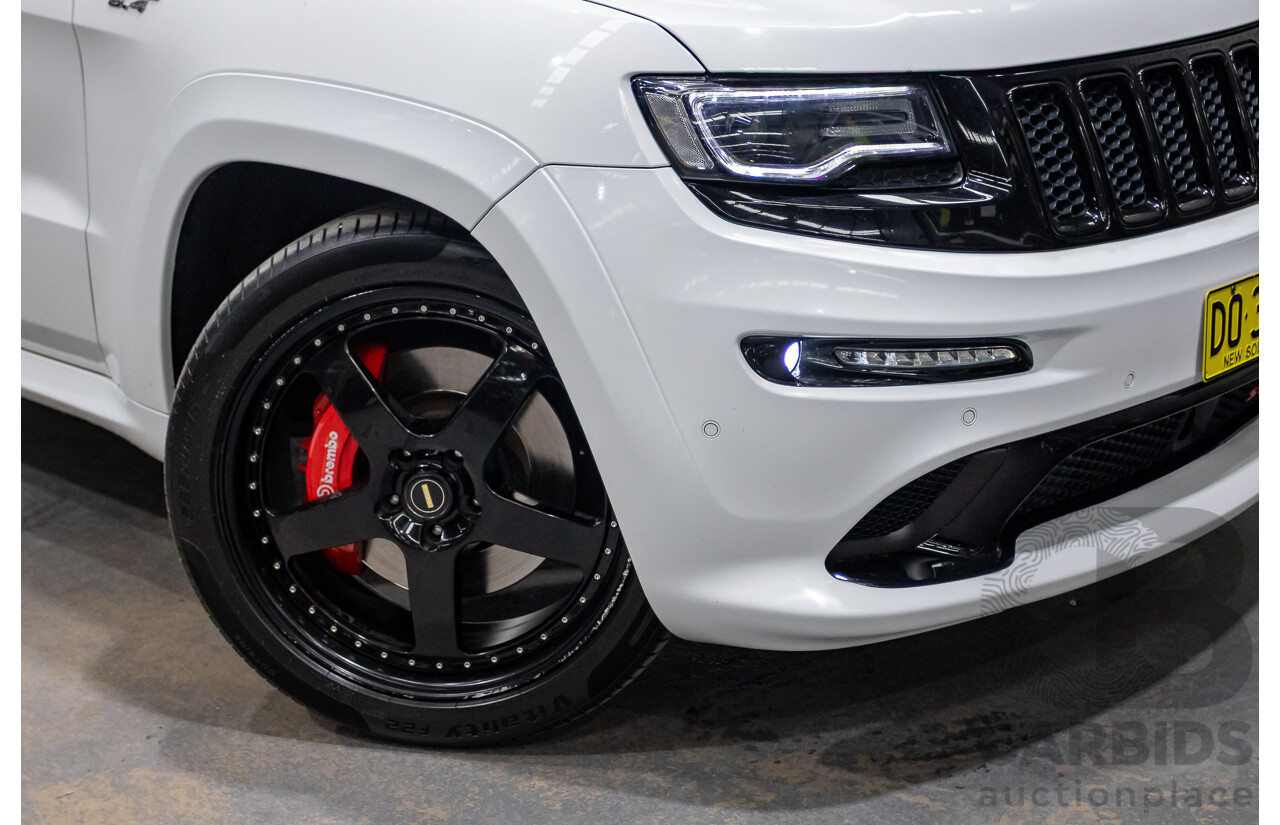 2/2016 Jeep Grand Cherokee SRT 8 (4x4) WK MY15 4d Wagon Bright White V8 6.4L