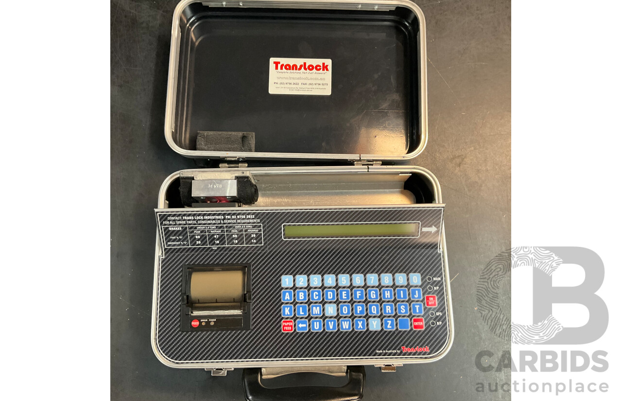 TransLock BTM4 with GPS & Speed Cableless Brake Meter