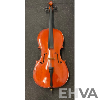 Orchestral Cello and Bow in Carry Case