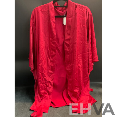 CHARLES & KEITH Handbag &  CLOUD BLVD Red Robe & Assorted Women's Clothing & 1x Pack of Markers