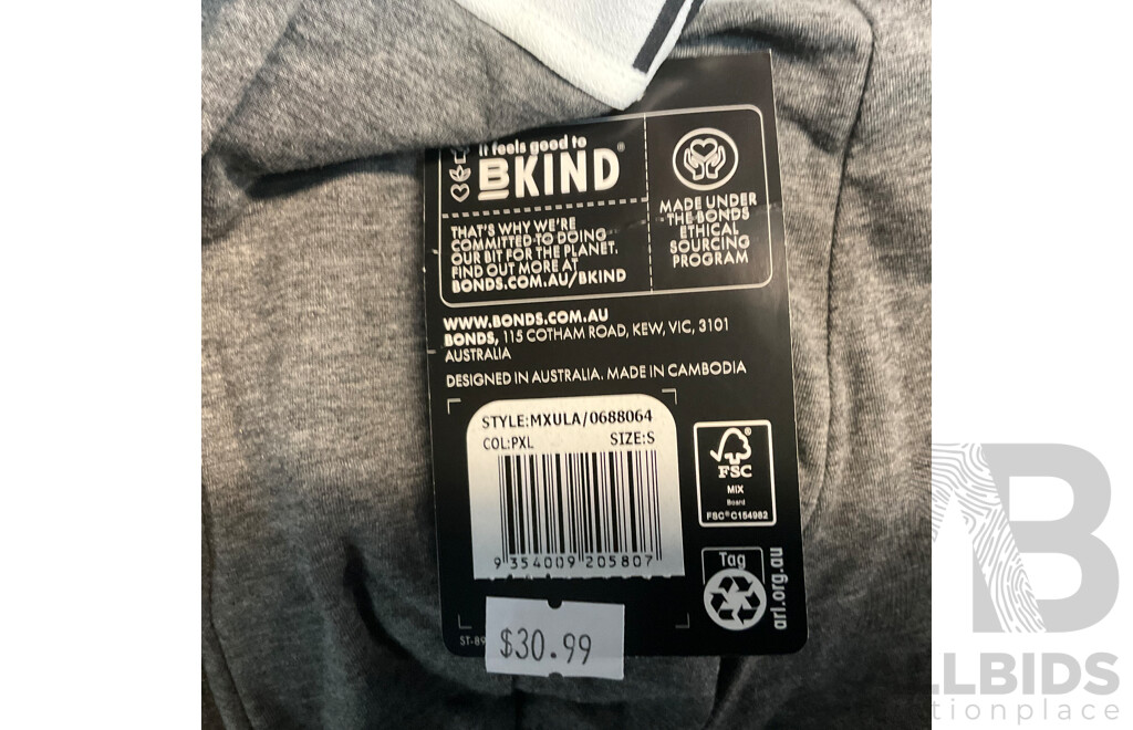 Assorted BONDS Men's Trunk - Size S - Lot of 7 - Estimated Total RRP $ 203.93