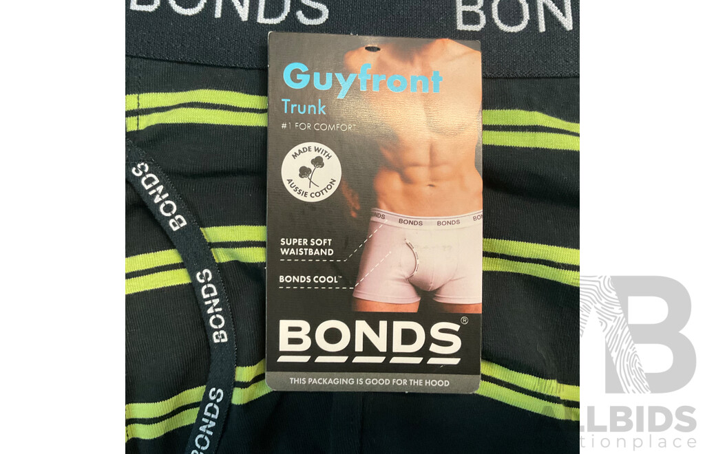 Assorted BONDS Men's Trunk - Size S - Lot of 7 - Estimated Total RRP $ 203.93