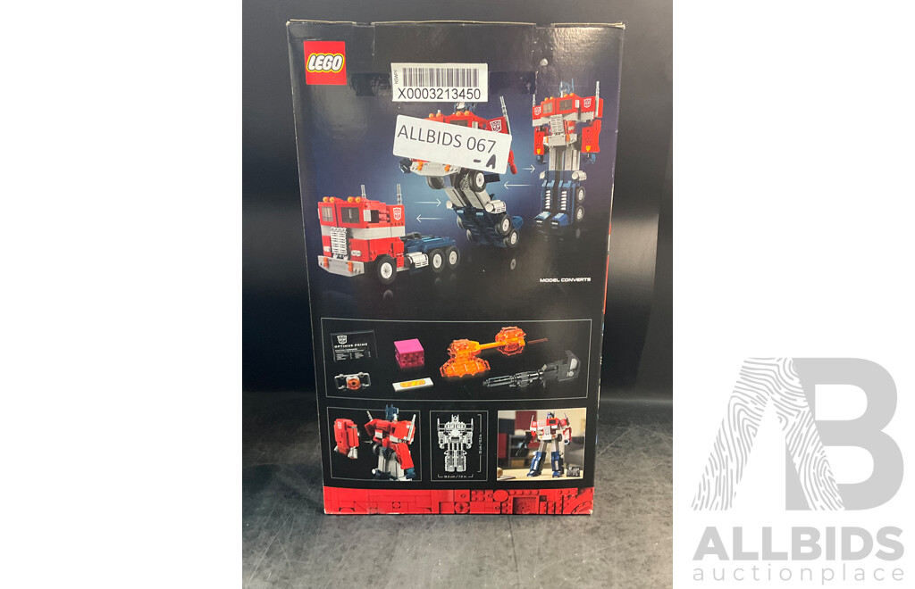 LEGO 10302 Transformers Optimus Prime - RRP $ 279.99