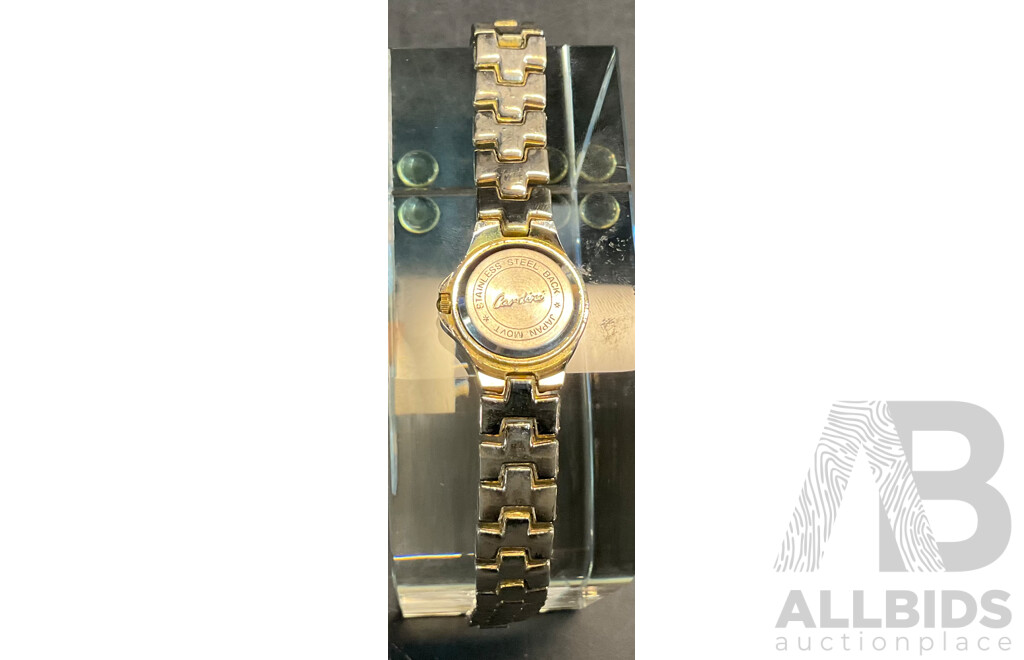 PERRY ELLIS Solar Power Watch & Akademiks Earrings & Cardini Watch - Lot of 3