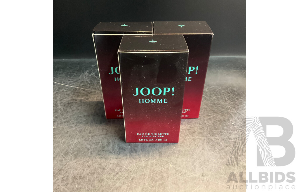 JOOP! Homme Eau De Toilette - Lot of 3