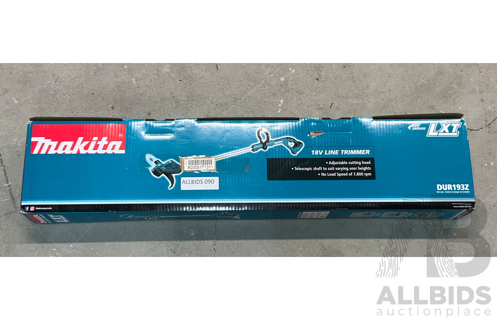 Makita DUR193Z 18V Line Trimmer - Tool Only - RRP $176